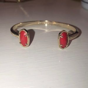 Kendra Scott Elton Bracelet with Red Stones
